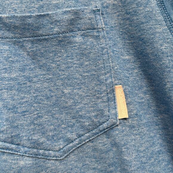 COLUMBIA Omni Wick Advanced Evaporation Blue Mens Shirt Sz L - Picture 3 of 4